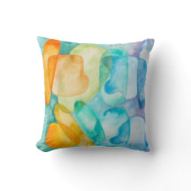 Waterverf/ Modern/ Pattern/ Print/ Pillow/ Design