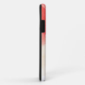 Waterverf modern rood. Eenvoudig abstract koraal Case-Mate iPhone Case (Achterkant/rechts)