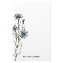 Waterverf Modern Wilde Bloem Groene Beplanting