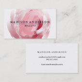 Waterverf Moderne eenvoudige en klassieke schoonhe Visitekaartje (Voorkant / Achterkant)