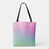 waterverf moderne regenboog girly gradient draagtas (Achterkant)