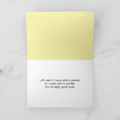 Waterverf moeder eend voor Moederdag Kaart (Binnen)