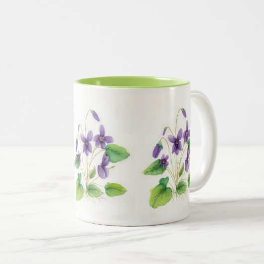 Waterverf Mok Wilde Violet (Voorkant rechts)