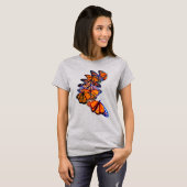 Waterverf Monboogvlindermigratie T-shirt (Voorkant volledig)