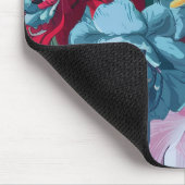 Waterverf Monogram Bloemen Delight Muismat (Hoek)