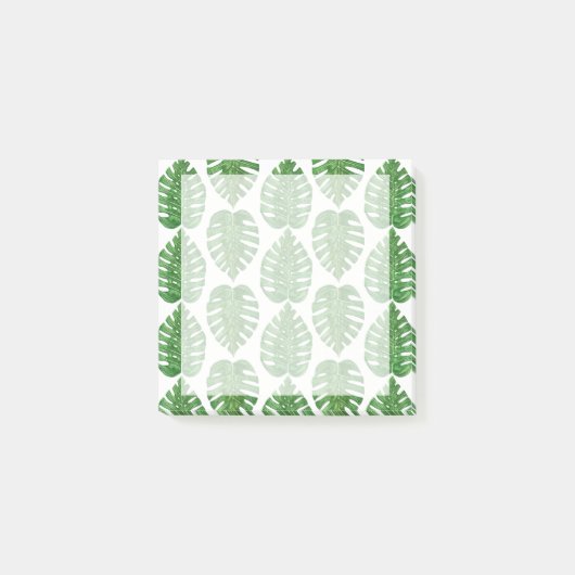 Waterverf Monstera Leaves Post-it® Notes (Voorkant)