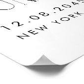 Waterverf Monstera Tropical Bridal Luncheon Poster (Hoek)