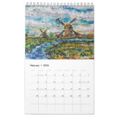 Waterverf - mooie seizoenen kalender (Feb 2026)