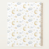Waterverf Moon Stars & Cloud Pattern Planner (Achterkant)