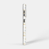 Waterverf Moon Stars & Cloud Pattern Samsung Galaxy Hoesje (Rechterkant)