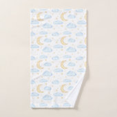 Waterverf Moon Stars en Clouds Patroon Bad Handdoek (Handdoek)
