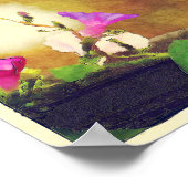 Waterverf Morning Glory Privilege om in leven te w Poster (Hoek)