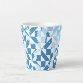 Waterverf motieven latte mok (Voorkant)