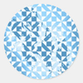 Waterverf motieven ronde sticker (Voorkant)