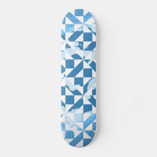 Waterverf motieven skateboard (Voorkant)