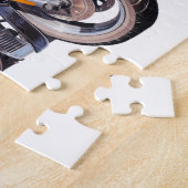 Waterverf motorfiets legpuzzel (Zijkant)