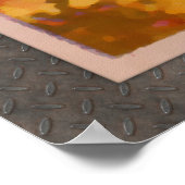 Waterverf  motorfiets poster (Hoek)