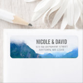 Waterverf Mountain Etiket (Insitu)