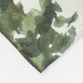 Waterverf Mountain Forest Beer Personalized Boy Fleece Deken (Hoek)