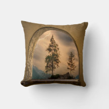 Waterverf Mountain Poster, Natuur Wall Art, Waterc