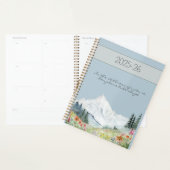 Waterverf Mountain Wildflower Planner (Display)