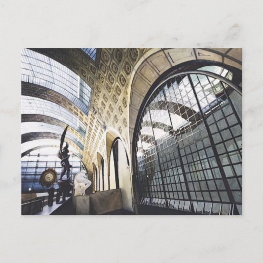 waterverf Musee d'Orsay - Paris Museum Briefkaart (Voorkant)