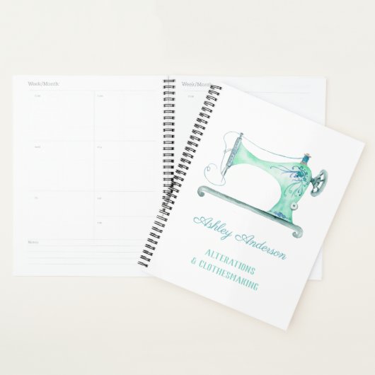 Waterverf naadbelasting naaimachine planner (Display)