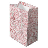 waterverf naadloos patroon medium cadeauzakje (Achterkant Gekanteld)