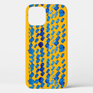 Waterverf naadloos patroon met abstracte vlekken e iPhone 12 hoesje