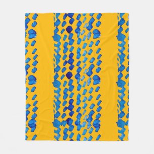 Waterverf naadloos patroon met abstracte vlekken e fleece deken