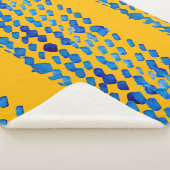 Waterverf naadloos patroon met abstracte vlekken e sherpa deken (3/4)