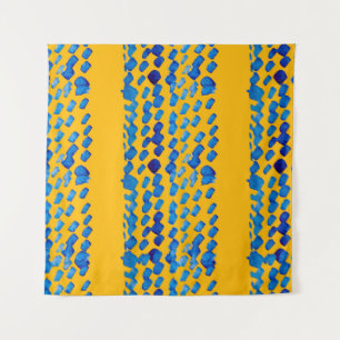 Waterverf naadloos patroon met abstracte vlekken e wandkleed