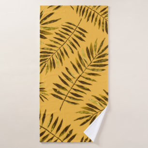 Waterverf naadloos patroon met kleurrijk abstract badhanddoek