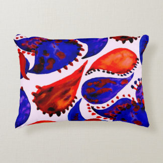 Waterverf naadloos patroon met paisley. Abstract Accent Kussen