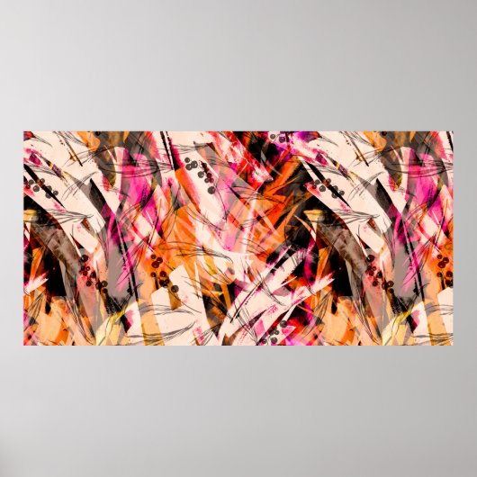 Waterverf  naadloze achtergrond, verfspla poster (Voorkant)