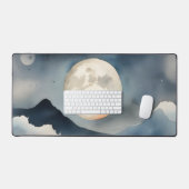 Waterverf nachtmuis bureau pad (Keyboard & Muis)