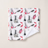 Waterverf Nail Pools Patroon Bad Handdoek (Wasdoekje)