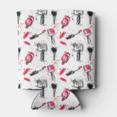 Waterverf Nail Pools Patroon Blikjeskoeler (Achterkant)