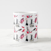 Waterverf Nail Pools Patroon Extra Grote Beker (Voorkant)