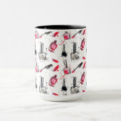 Waterverf Nail Pools Patroon Mok (Midden)