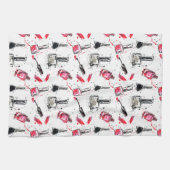 Waterverf Nail Pools Patroon Theedoek (Horizontaal)