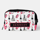 Waterverf Nail Pools Patroon Toilettasje (Achterkant)