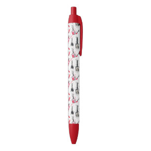 Waterverf Nail Pools Patroon Zwarte Inkt Pen