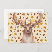 Waterverf najaar briefkaart (Voorkant / Achterkant)