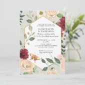 Waterverf najaar Herfst Floral art Kaart (Staand voorkant)