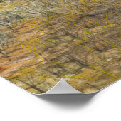 waterverf najaar vijver poster (Hoek)