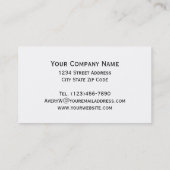 Waterverf najaar visitekaartje (Achterkant)