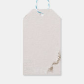 Waterverf najaarbloemen cadeaulabel (Achterkant)