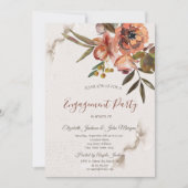 Waterverf najaarbloemen kaart (Voorkant)