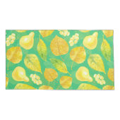 Waterverf najaarpatroon kussensloop (Achterkant-Links)